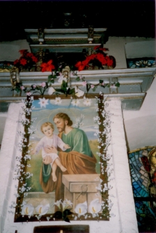 [Obraz św. Józefa z kościoła pw. św. Józefa w Nakomiadach]