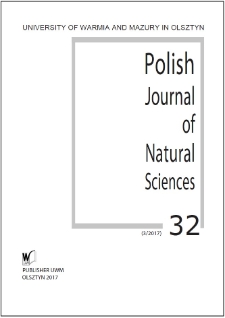 Polish Journal of Natural Sciences 32 (4/2017)