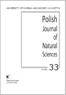 Polish Journal of Natural Sciences 33 (1/2018)