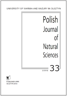 Polish Journal of Natural Sciences 33 (2/2018)