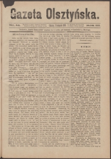 Gazeta Olsztyńska, 1888, nr 44