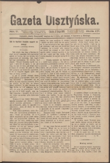 Gazeta Olsztyńska, 1889, nr 7