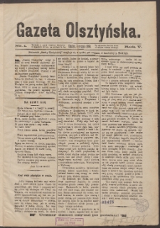 Gazeta Olsztyńska, 1890, nr 1