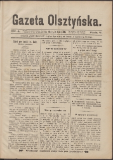 Gazeta Olsztyńska, 1890, nr 4