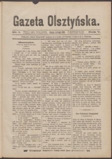 Gazeta Olsztyńska, 1890, nr 7