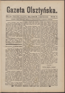 Gazeta Olsztyńska, 1890, nr 14