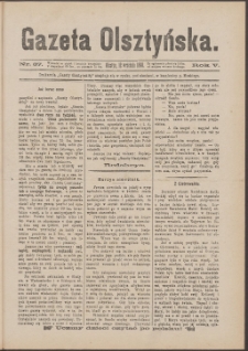 Gazeta Olsztyńska, 1890, nr 37