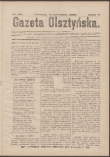 Gazeta Olsztyńska, 1890, nr 65