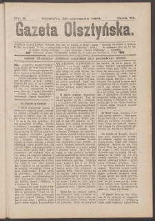 Gazeta Olsztyńska, 1891, nr 8