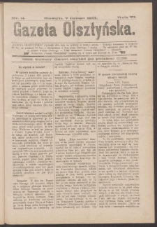 Gazeta Olsztyńska, 1891, nr 11