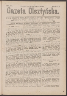 Gazeta Olsztyńska, 1891, nr 14