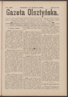 Gazeta Olsztyńska, 1891, nr 20