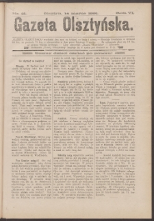 Gazeta Olsztyńska, 1891, nr 21