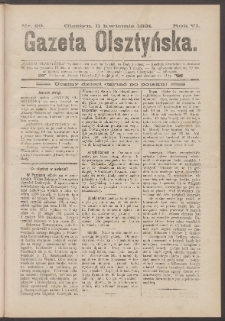 Gazeta Olsztyńska, 1891, nr 29