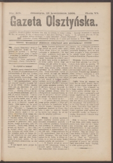 Gazeta Olsztyńska, 1891, nr 30