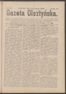 Gazeta Olsztyńska, 1891, nr 34
