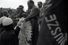 [Aktyw partyjny PZPR na trybunie honorowej z okazji Tysiąclecia Państwa Polskiego 1966 r. w Działdowie. 2]