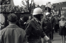 [Członkowie ORMO podczas obchodów Tysiąclecia Państwa Polskiego 1966 r. w Działdowie]