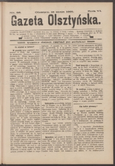 Gazeta Olsztyńska, 1891, nr 38