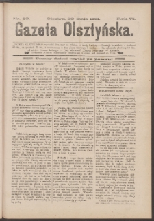 Gazeta Olsztyńska, 1891, nr 40