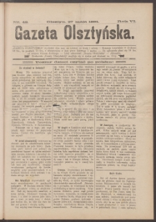 Gazeta Olsztyńska, 1891, nr 42