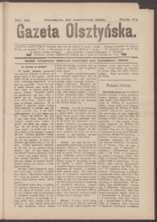 Gazeta Olsztyńska, 1891, nr 46