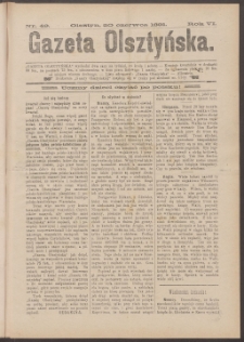 Gazeta Olsztyńska, 1891, nr 49