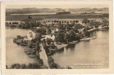 Lyck, Masurens Hauptstadt, Blick zur Schlossinsel und nach der Bunelka
