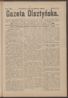 Gazeta Olsztyńska, 1891, nr 69