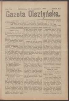 Gazeta Olsztyńska, 1891, nr 75