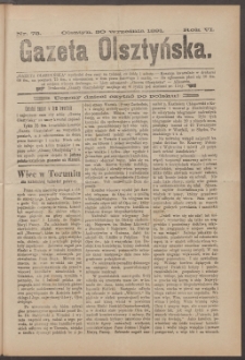 Gazeta Olsztyńska, 1891, nr 78