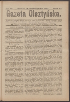 Gazeta Olsztyńska, 1891, nr 79