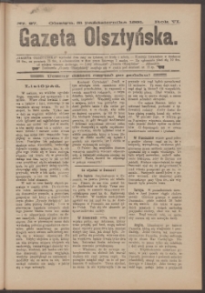 Gazeta Olsztyńska, 1891, nr 87