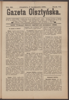 Gazeta Olsztyńska, 1891, nr 89