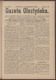 Gazeta Olsztyńska, 1891, nr 90