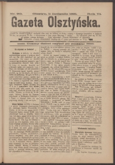 Gazeta Olsztyńska, 1891, nr 90
