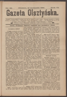 Gazeta Olsztyńska, 1891, nr 92