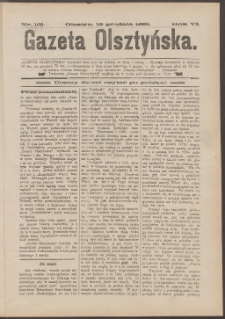 Gazeta Olsztyńska, 1891, nr 101
