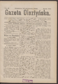 Gazeta Olsztyńska, 1892, nr 5