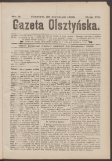 Gazeta Olsztyńska, 1892, nr 6