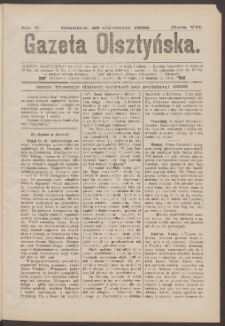 Gazeta Olsztyńska, 1892, nr 7
