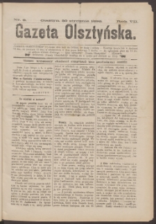 Gazeta Olsztyńska, 1892, nr 9