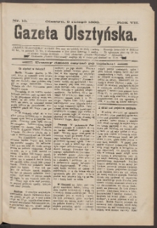 Gazeta Olsztyńska, 1892, nr 10