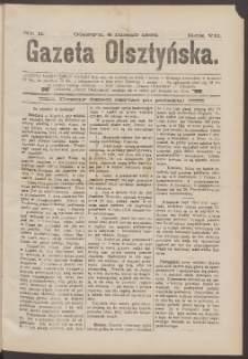Gazeta Olsztyńska, 1892, nr 11