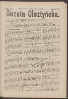 Gazeta Olsztyńska, 1892, nr 13