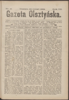 Gazeta Olsztyńska, 1892, nr 16