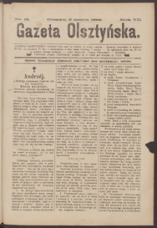 Gazeta Olsztyńska, 1892, nr 19