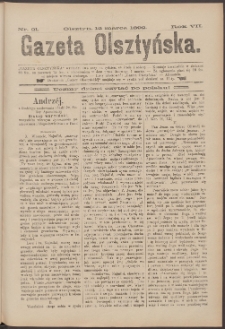 Gazeta Olsztyńska, 1892, nr 21