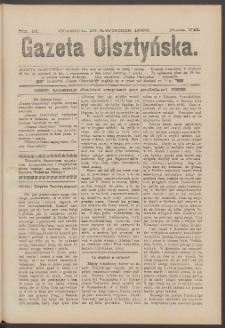 Gazeta Olsztyńska, 1892, nr 31