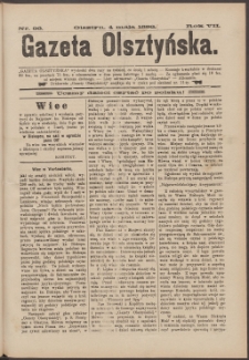 Gazeta Olsztyńska, 1892, nr 36